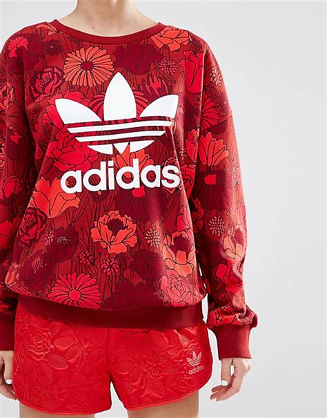 adidas pullover damen blumenmuster|Pullover Women'S Clothing .